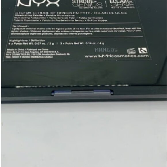 NWOT NYX Strobe of Genius Illuminating Highlighter Strobe Palette - Picture 4 of 7